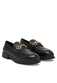 Love Moschino - LOVE MOSCHINO Loafersy JA10023G1PIA0000 Czarny. Kolor: czarny. Materiał: skóra #2