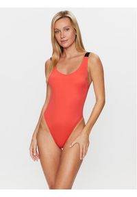 Calvin Klein Swimwear Strój kąpielowy KW0KW01995 Czerwony. Kolor: czerwony. Materiał: syntetyk #1