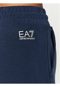 EA7 Emporio Armani Spodnie dresowe 6RTP54 TJDCZ 1554 Granatowy Regular Fit. Kolor: niebieski. Materiał: dresówka, syntetyk #6