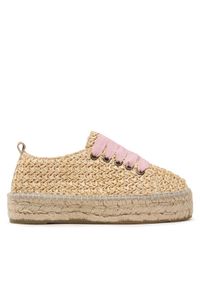 Manebi Espadryle Lace-Up Espadrilles V 2.7 E0 Beżowy. Kolor: beżowy #1