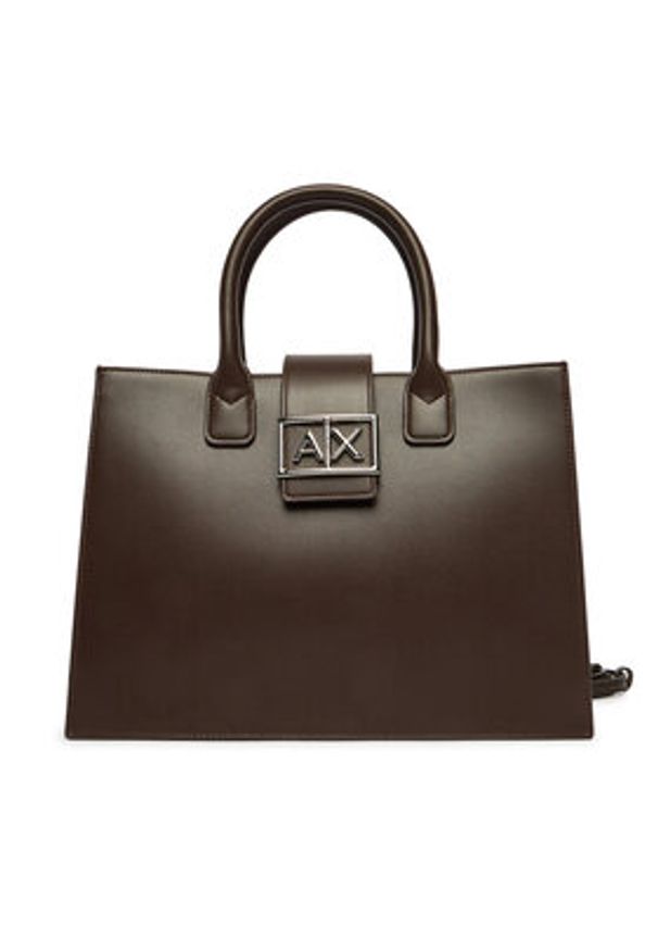 Armani Exchange Torebka XW000305 AF12039 U601 Szary. Kolor: szary. Materiał: skórzane