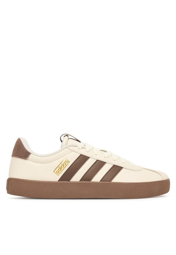 Adidas - adidas Sneakersy Vl Court 3.0 Shoes KI4575 Beżowy jasny. Kolor: beżowy. Materiał: skóra