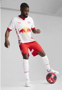 Puma - Męskie szorty FC Red Bull Salzburg 24/25 PUMA Red White. Kolor: czerwony, biały, wielokolorowy. Sport: piłka nożna