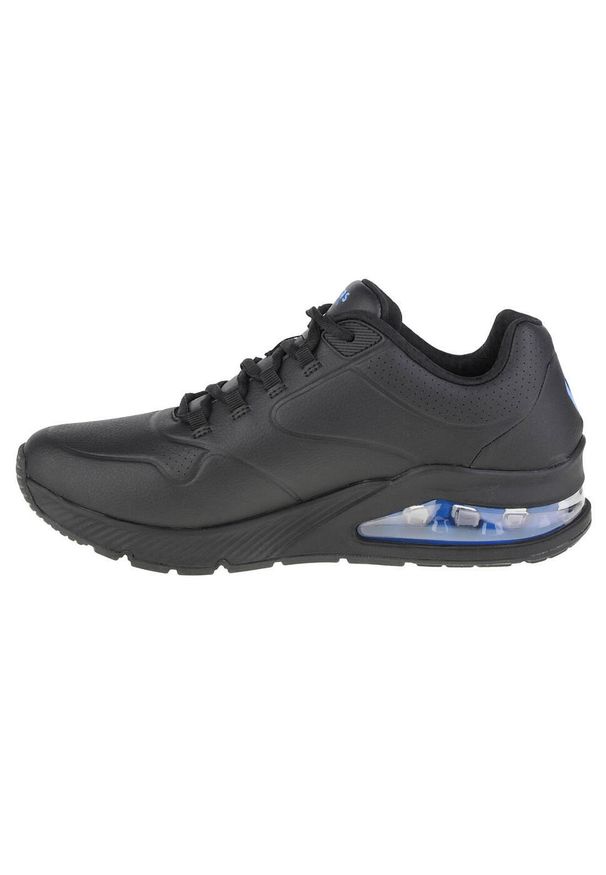skechers - Buty do chodzenia męskie Skechers Uno 2. Kolor: czarny. Materiał: guma, syntetyk, tkanina, materiał. Sport: turystyka piesza