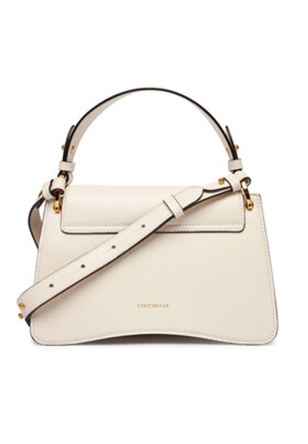 Coccinelle Torebka C-ME CALF Biały. Kolor: biały. Materiał: skórzane