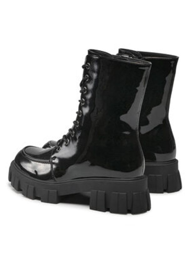 DeeZee Trapery WS5585-07 Czarny. Kolor: czarny. Materiał: skóra