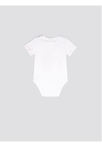 COCCODRILLO - Coccodrillo Body dziecięce WC2112203HUG Biały Regular Fit. Kolor: biały. Materiał: bawełna