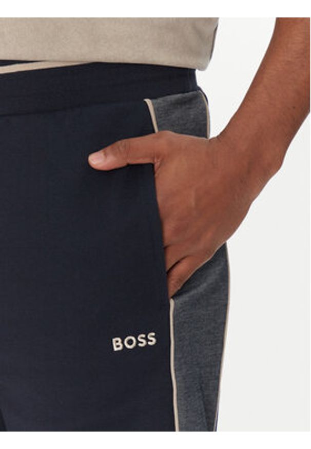 BOSS Szorty sportowe Tracksuit Short 50540752 Granatowy Regular Fit. Kolor: niebieski. Materiał: bawełna. Styl: sportowy