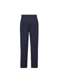 FRUIT OF THE LOOM - Lekkie Spodnie Do Biegania Unisex Dla Dorosłych Z Otwartym Dołem. Kolor: niebieski