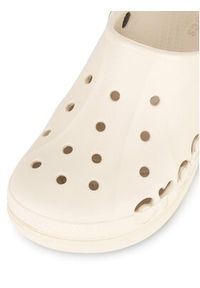 Crocs Klapki BAYA PLATFORM CLOG 208186-11S Beżowy. Kolor: beżowy. Materiał: materiał, syntetyk. Obcas: na platformie