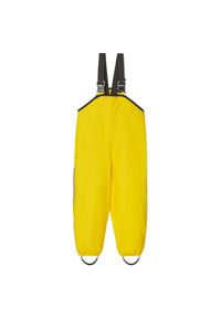 Dziecięce spodnie przeciwdeszczowe Reima Lammikko. Kolor: żółty. Sezon: lato. Sport: turystyka piesza #1