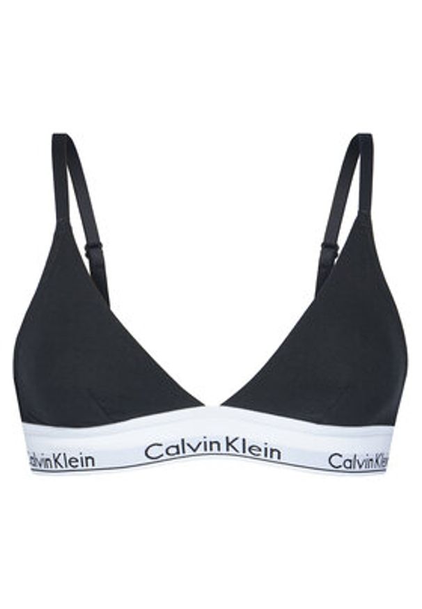 Calvin Klein Underwear Biustonosz braletka 000QF1061E Czarny. Kolor: czarny. Materiał: bawełna