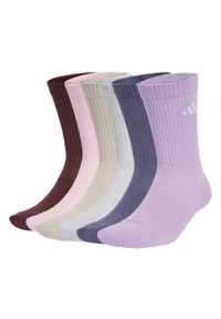 Adidas - Skarpety Cushioned Crew 6 Pairs. Kolor: fioletowy, wielokolorowy, różowy. Sport: fitness #1