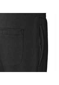 Miękkie i Wygodne Spodnie Dresowe - Pako Jeans - Czarne. Kolor: czarny. Materiał: poliester, bawełna. Styl: sportowy #6