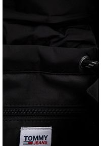 Tommy Jeans plecak damski kolor czarny mały gładki. Kolor: czarny. Materiał: materiał, włókno. Wzór: gładki #4
