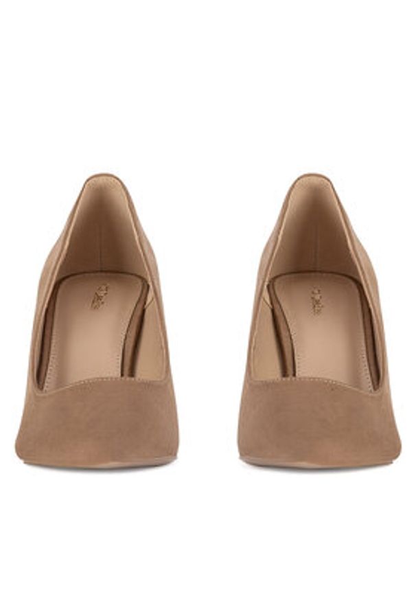 DeeZee Szpilki WYL3660-7 Beżowy. Kolor: beżowy. Materiał: materiał. Obcas: na szpilce