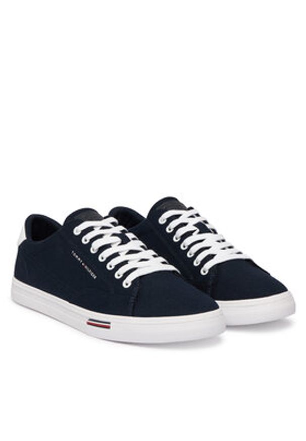 TOMMY HILFIGER - Tommy Hilfiger Tenisówki Vulc Core Rwb Long FM0FM05813 Granatowy. Kolor: niebieski. Materiał: materiał