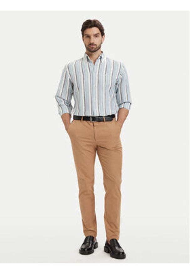BOSS Koszula Ricoplus 50559324 Kolorowy Regular Fit. Materiał: bawełna. Wzór: kolorowy