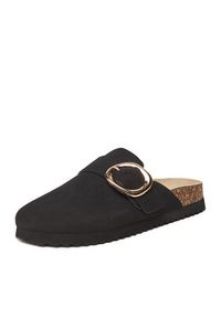 DeeZee Klapki T0613-61 Czarny. Kolor: czarny. Materiał: materiał #3