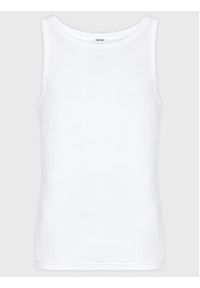 HOM Tank top 401332 Biały Regular Fit. Kolor: biały. Materiał: bawełna