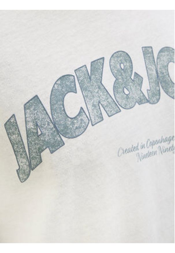Jack & Jones - Jack&Jones T-Shirt Almeria 12276962 Beżowy Regular Fit. Kolor: beżowy. Materiał: bawełna