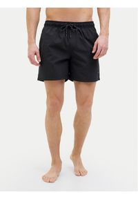 Jack & Jones - Jack&Jones Szorty kąpielowe Maui 12272776 Czarny Regular Fit. Kolor: czarny. Materiał: syntetyk