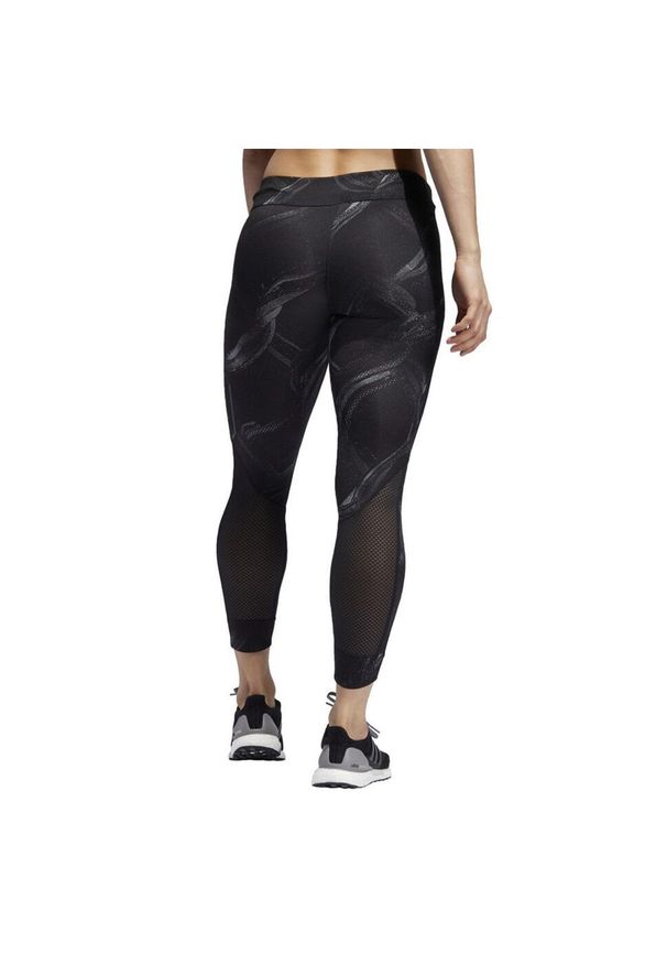 Legginsy treningowe damskie Adidas Own The Run. Kolor: czarny. Materiał: poliester, elastan. Sport: bieganie