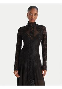 Babylon Sukienka wieczorowa S00829 Czarny Regular Fit. Kolor: czarny. Materiał: syntetyk. Styl: wizytowy #3