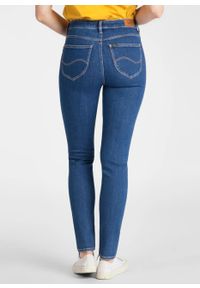 Lee - LEE SCARLETT SKINNY HIGH WAIST DAMSKIE SPODNIE JEANSOWE BRIGHT STONE L626MANS. Stan: podwyższony