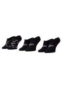 Reebok Zestaw 3 par stopek unisex Cl Fo Invisible Sock 3P GG6679 Czarny. Kolor: czarny. Materiał: materiał