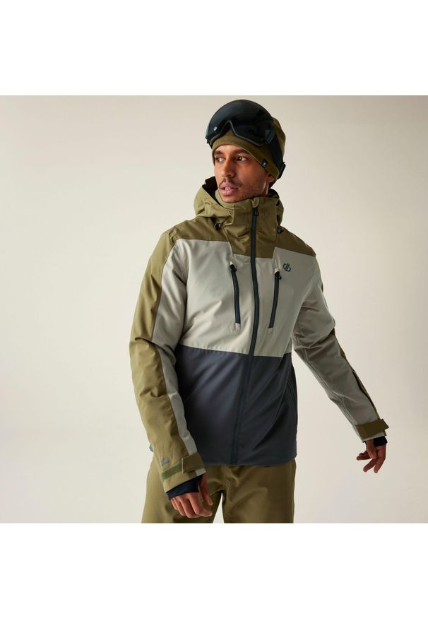 DARE 2B - Kurtka narciarska męska z membraną Baseplate III Dare 2b. Kolor: zielony. Materiał: materiał. Sezon: zima. Sport: narciarstwo