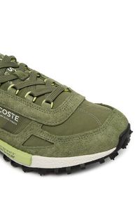 Lacoste Sneakersy Elite Active 51SMA0041 Khaki. Kolor: brązowy. Materiał: skóra, zamsz #3
