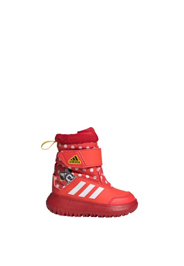 Adidas - Buty Winterplay x Disney Kids. Kolor: biały, czerwony, wielokolorowy. Materiał: materiał. Wzór: motyw z bajki