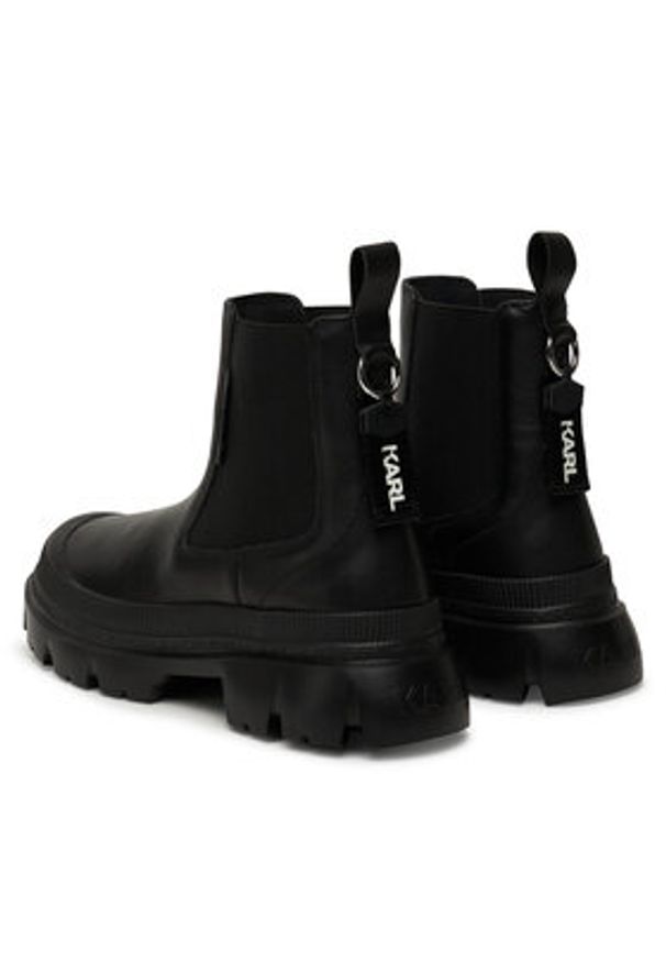 Karl Lagerfeld - KARL LAGERFELD Sztyblety KL43545 Czarny. Kolor: czarny. Materiał: skóra