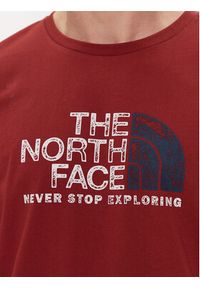 The North Face T-Shirt Rust 2 NF0A87NW Czerwony Regular Fit. Kolor: czerwony. Materiał: bawełna