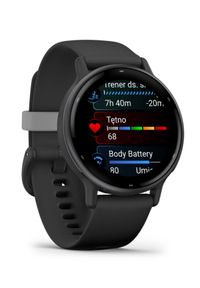 GARMIN - Garmin Vivoactive 5 czarny. Rodzaj zegarka: cyfrowe. Kolor: czarny. Styl: sportowy, casual #4