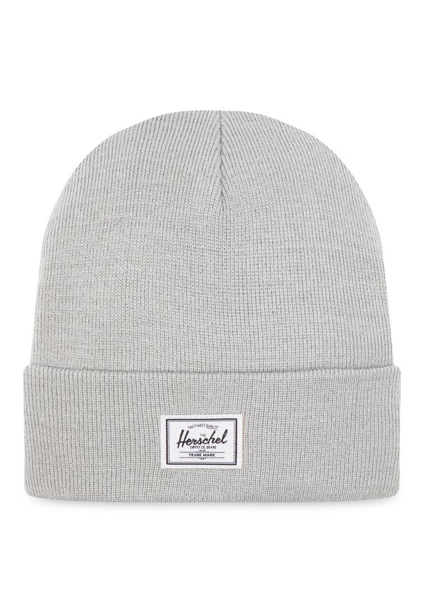 Czapka Herschel Elmer 1065-0478 Heather Light Grey. Kolor: szary. Materiał: akryl, materiał
