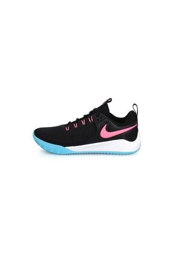 Buty siatkarskie damskie Nike Air Zoom Hyperace 2. Zapięcie: sznurówki. Kolor: różowy, wielokolorowy, czarny. Materiał: materiał, syntetyk. Szerokość cholewki: normalna. Model: Nike Zoom
