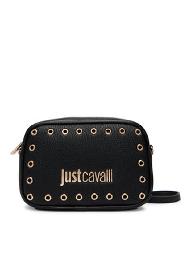 Just Cavalli Torebka 80RA4BU3 ZSB81 Czarny. Kolor: czarny. Materiał: skórzane