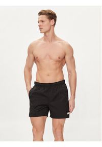 Calvin Klein Swimwear Szorty kąpielowe KM0KM00939 Czarny Regular Fit. Kolor: czarny. Materiał: syntetyk