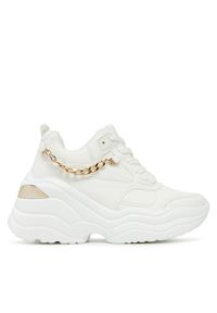 Sneakersy DeeZee. Kolor: biały