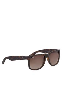 Ray-Ban Okulary przeciwsłoneczne Justin 0RB4165 710/13 Brązowy. Kolor: brązowy. Materiał: syntetyk #1