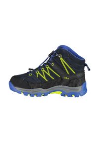 Buty trekkingowe dziecięce CMP RIGEL MID. Okazja: na co dzień. Kolor: czarny, niebieski, wielokolorowy