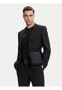 BOSS Saszetka 50542236 Czarny. Kolor: czarny. Materiał: skóra