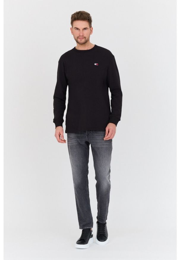 Diesel - DIESEL Czarne jeansy D-finitive Tapered. Kolor: czarny