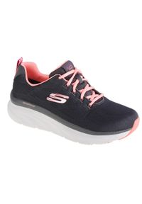 skechers - Buty sportowe Sneakersy damskie, D' Lux Walker Get Oasis. Kolor: szary. Model: Skechers Sport. Sport: turystyka piesza