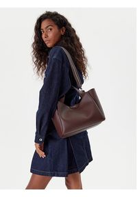 DKNY Torebka R43DYG33 Bordowy. Kolor: czerwony. Materiał: skórzane #6