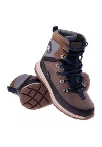 Buty Elbrus Hieroo Mid Wp W 92800330934 brązowe. Zapięcie: sznurówki. Kolor: brązowy. Materiał: guma, syntetyk