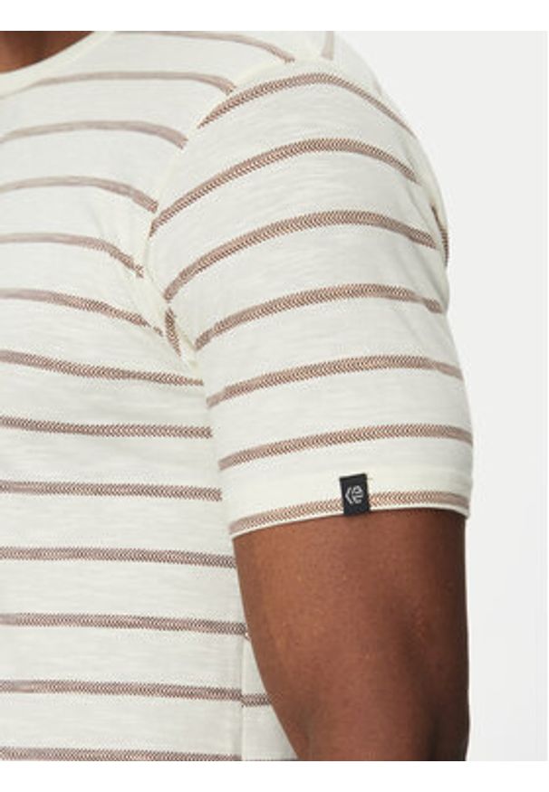 INDICODE T-Shirt Inrima 41-168 Écru Regular Fit. Materiał: bawełna