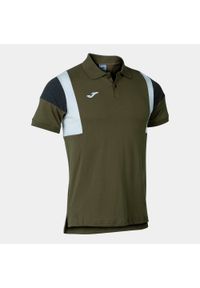 Koszulka polo do tenisa męska Joma Confort III. Typ kołnierza: polo. Kolor: szary, wielokolorowy, czarny, zielony, biały. Sport: tenis